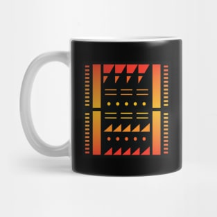 “Dimensional Angles (2)” - V.4 Orange - (Geometric Art) (Dimensions) - Doc Labs Mug